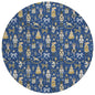 Raeara Blue Washable Indoor-Outdoor Rug