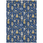Raeara Blue Washable Indoor-Outdoor Rug