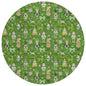 Raeara Green Washable Indoor-Outdoor Rug