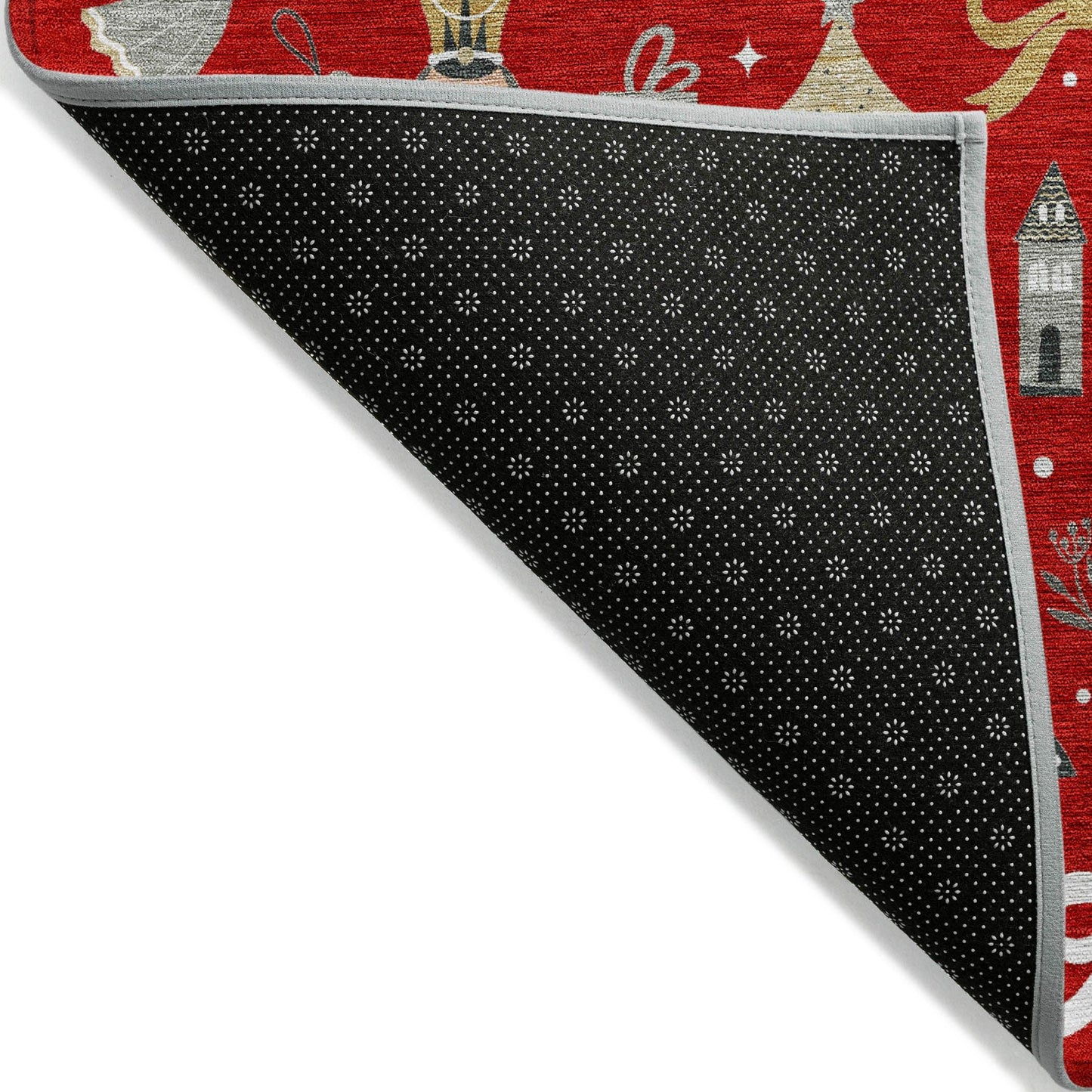 Raeara Red Washable Indoor-Outdoor Rug