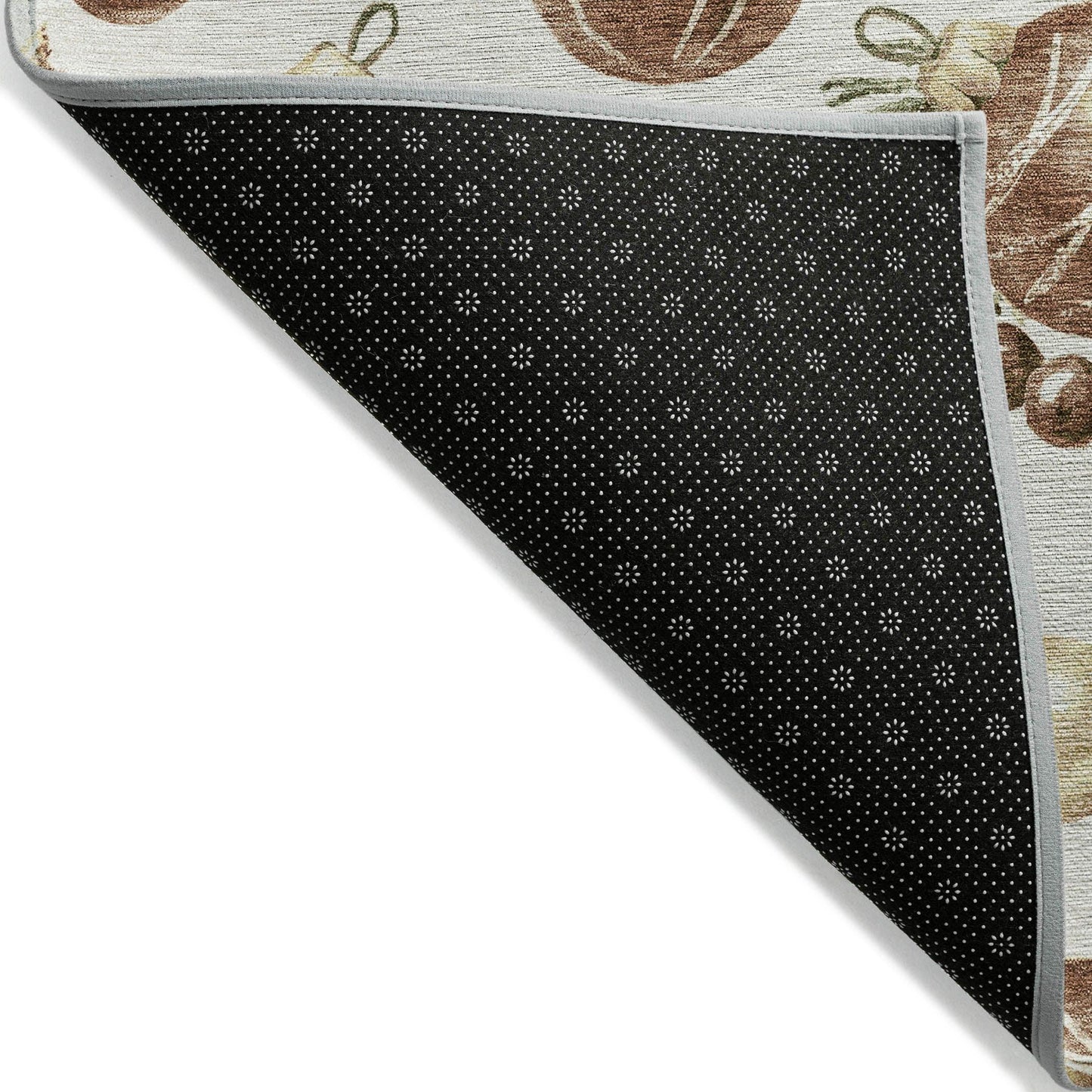 Raearis Ivory Washable Indoor-Outdoor Rug