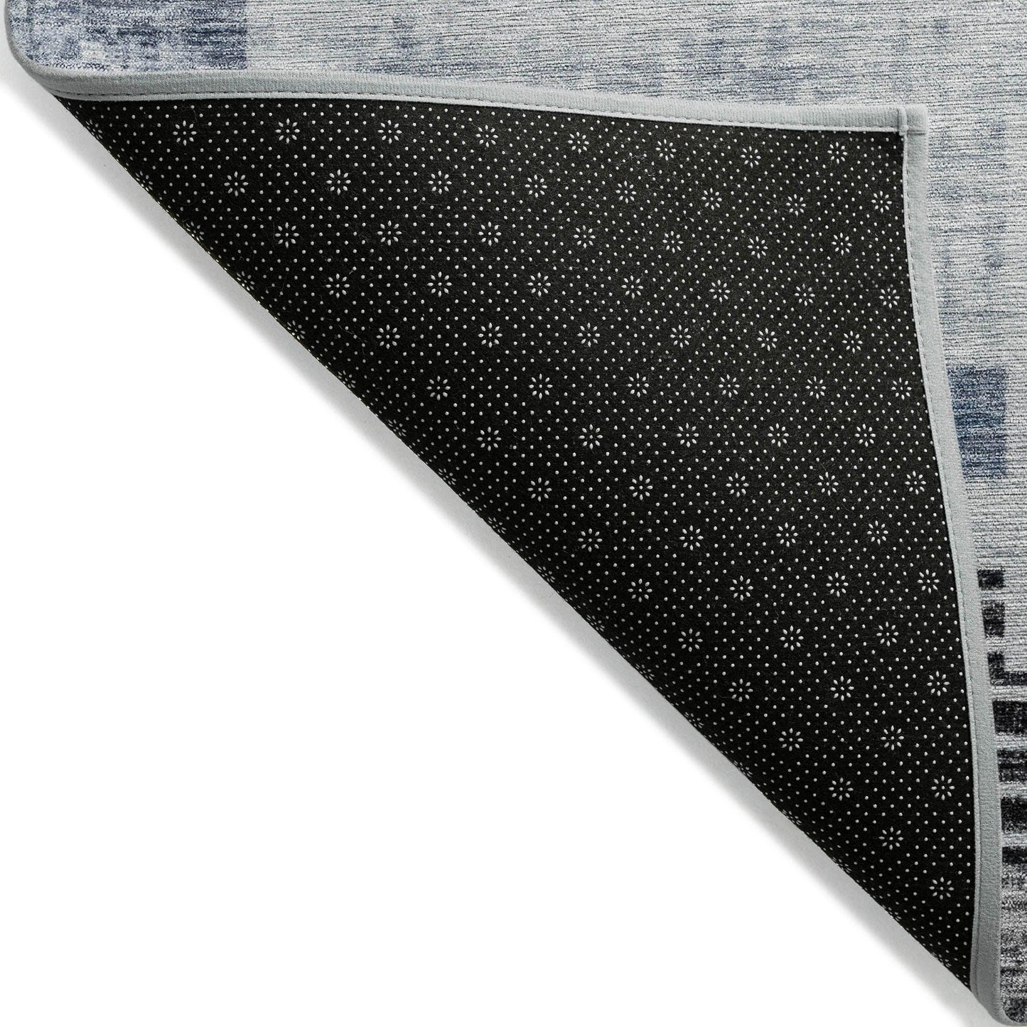 Raeel Blue Washable Indoor-Outdoor Rug