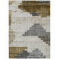Raeel Brown Washable Indoor-Outdoor Rug
