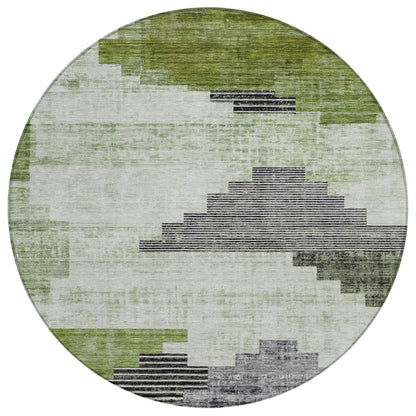 Raeel Fern Washable Indoor-Outdoor Rug