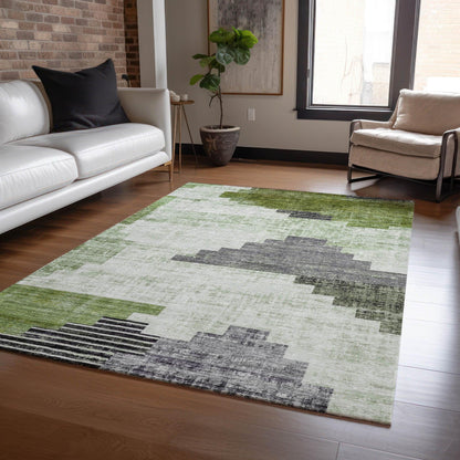 Raeel Fern Washable Indoor-Outdoor Rug