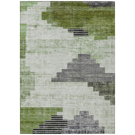 Raeel Fern Washable Indoor-Outdoor Rug