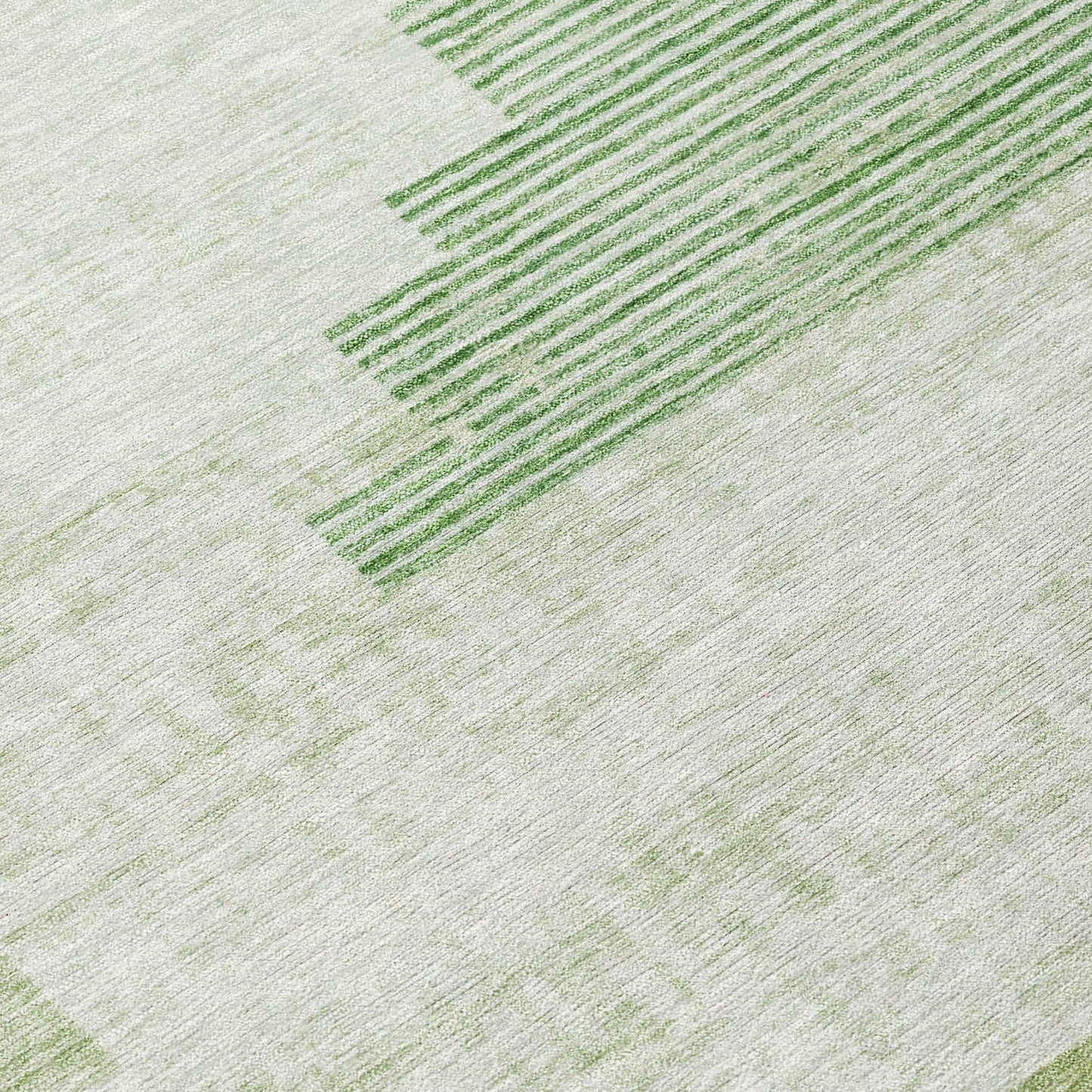 Raeel Green Washable Indoor-Outdoor Rug