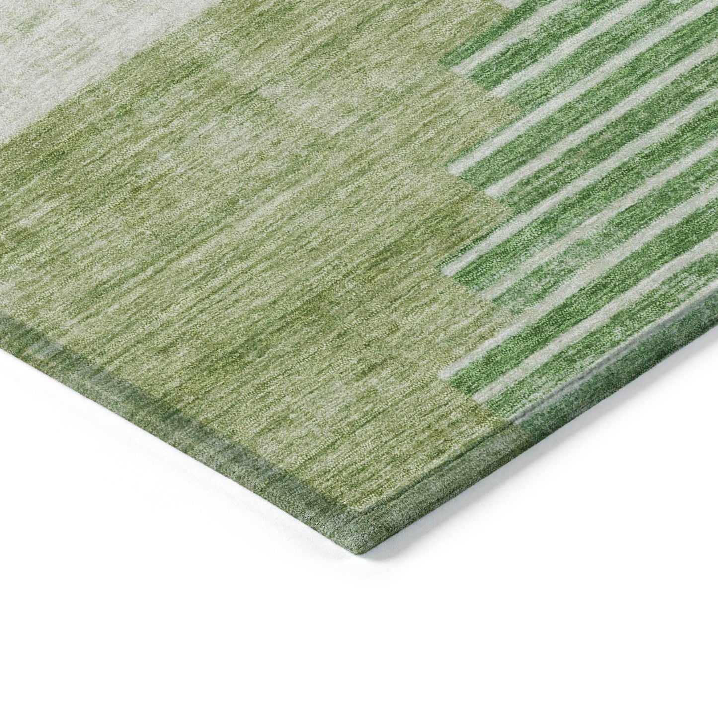 Raeel Green Washable Indoor-Outdoor Rug