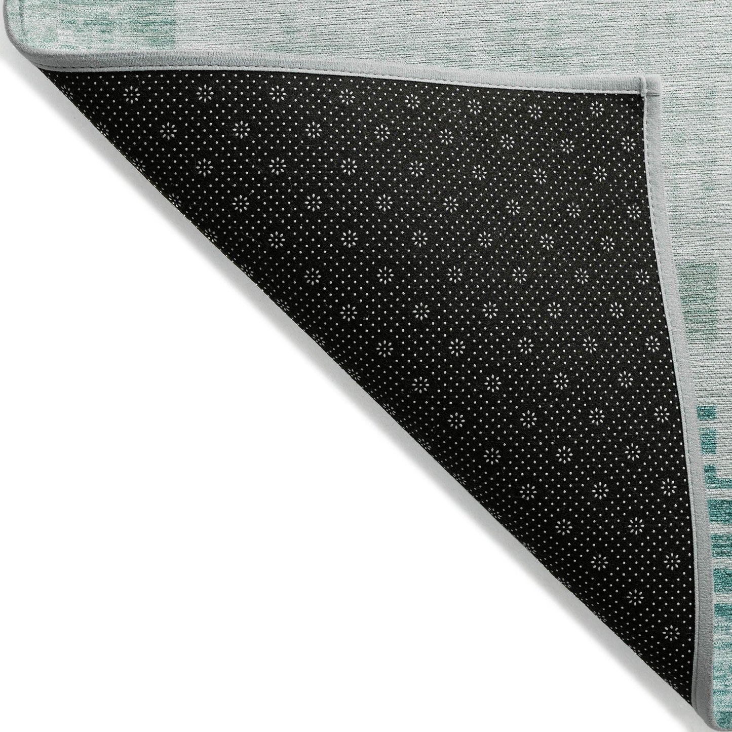 Raeel Teal Washable Indoor-Outdoor Rug