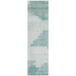 Raeel Teal Washable Indoor-Outdoor Rug