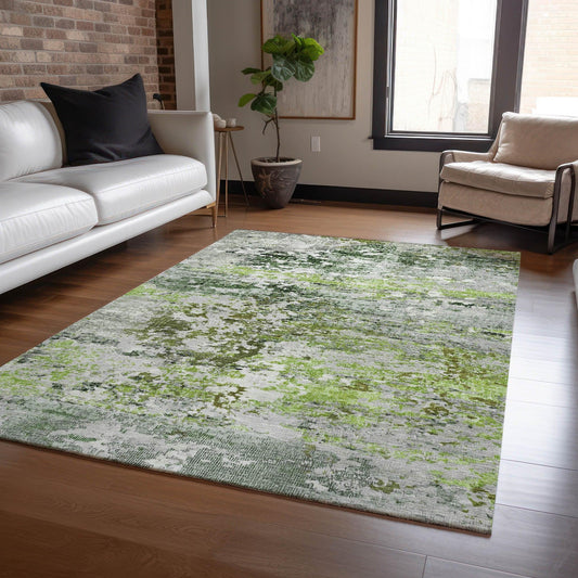 Raeira Aloe Washable Indoor-Outdoor Rug