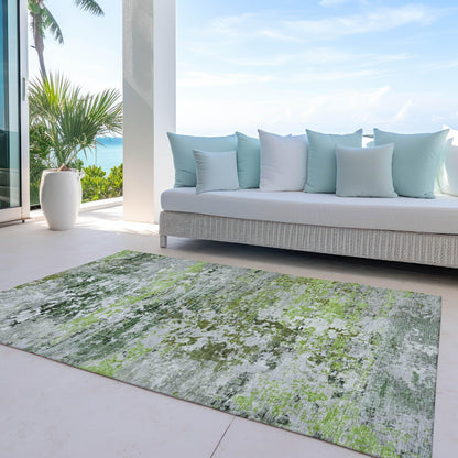 Raeira Aloe Washable Indoor-Outdoor Rug