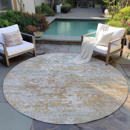 Raeira Coral Washable Indoor-Outdoor Rug