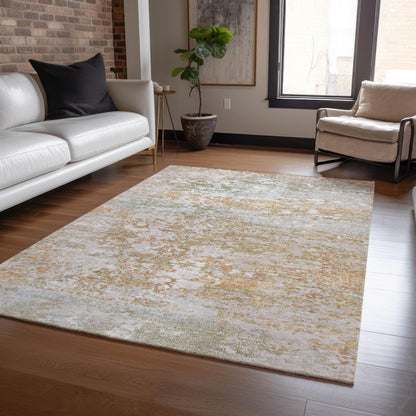 Raeira Coral Washable Indoor-Outdoor Rug