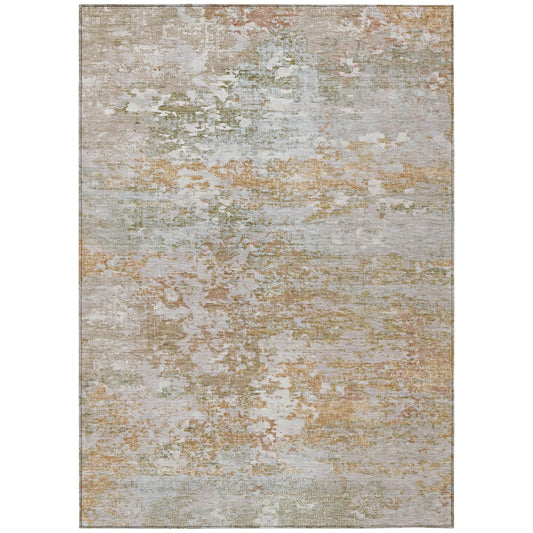 Raeira Coral Washable Indoor-Outdoor Rug