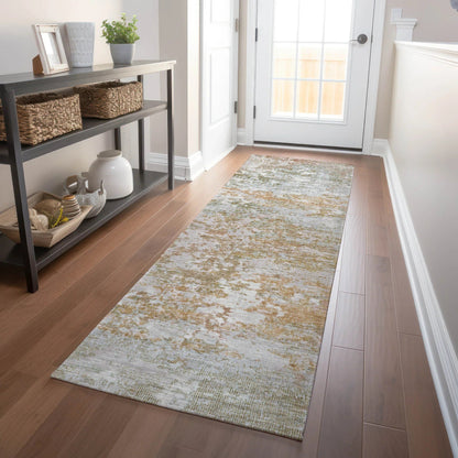 Raeira Coral Washable Indoor-Outdoor Rug