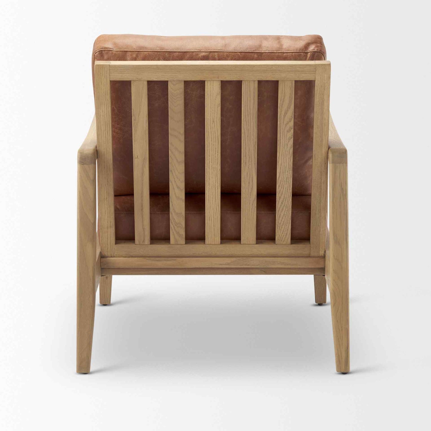 Raeleigh Faux Leather Accent Chair