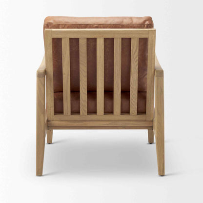 Raeleigh Faux Leather Accent Chair