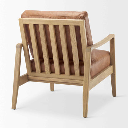 Raeleigh Faux Leather Accent Chair