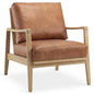 Raeleigh Faux Leather Accent Chair
