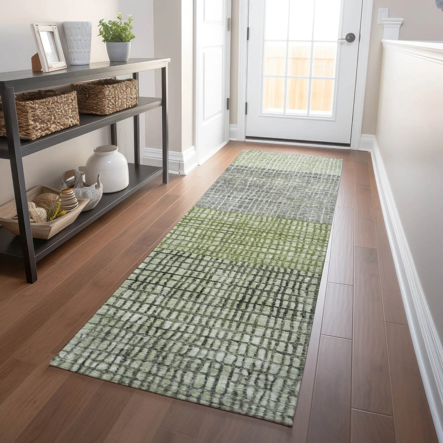 Raeon Aloe Washable Indoor-Outdoor Rug