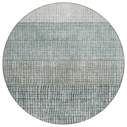 Raeon Aqua Washable Indoor-Outdoor Rug
