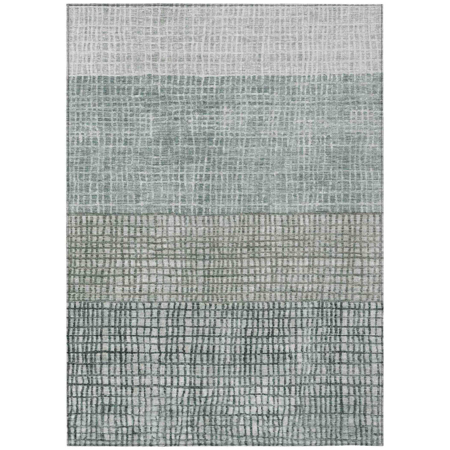 Raeon Aqua Washable Indoor-Outdoor Rug