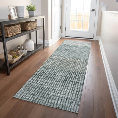 Raeon Aqua Washable Indoor-Outdoor Rug