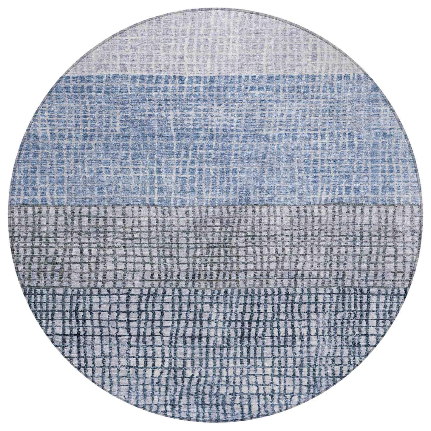 Raeon Blue Washable Indoor-Outdoor Rug