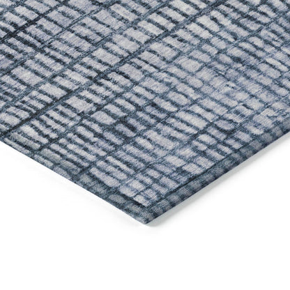 Raeon Blue Washable Indoor-Outdoor Rug