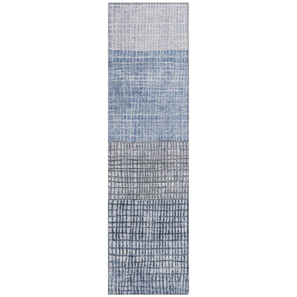 Raeon Blue Washable Indoor-Outdoor Rug