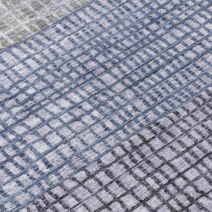 Raeon Denim Washable Indoor-Outdoor Rug