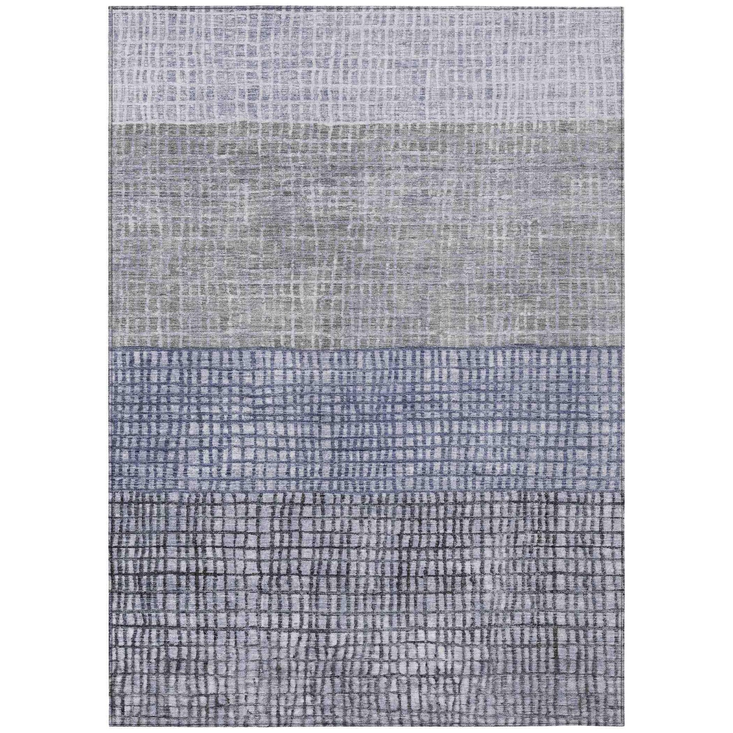 Raeon Denim Washable Indoor-Outdoor Rug