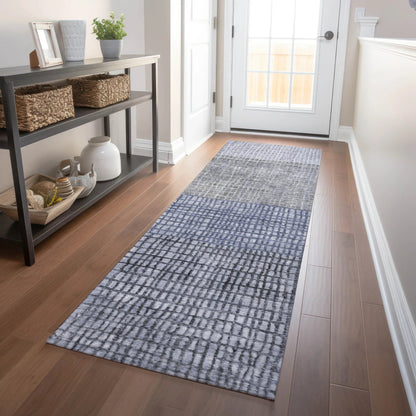 Raeon Denim Washable Indoor-Outdoor Rug