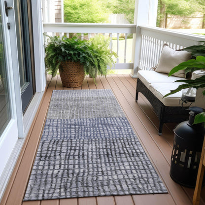 Raeon Denim Washable Indoor-Outdoor Rug