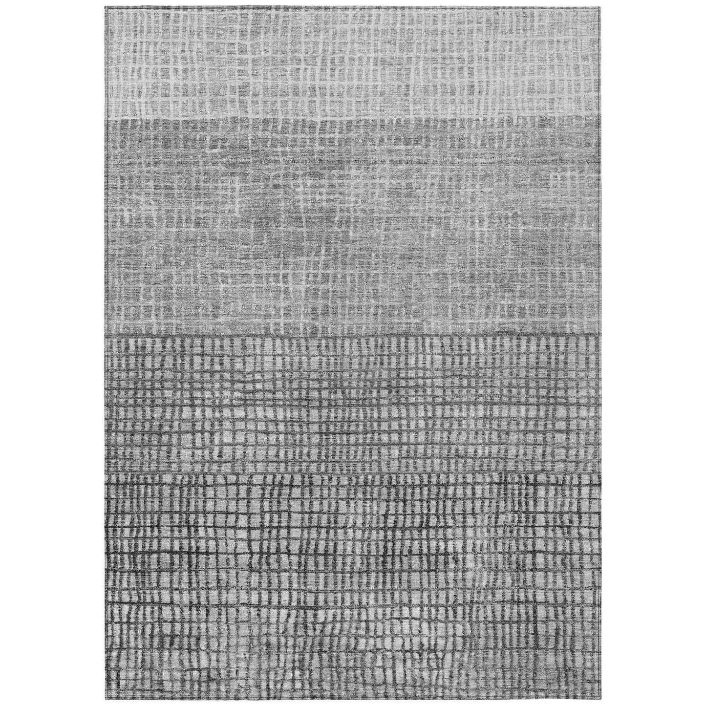 Raeon Gray Washable Indoor-Outdoor Rug