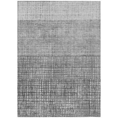 Raeon Gray Washable Indoor-Outdoor Rug