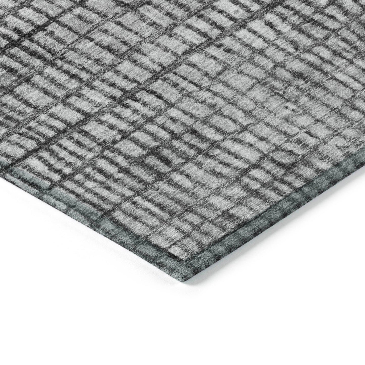 Raeon Gray Washable Indoor-Outdoor Rug