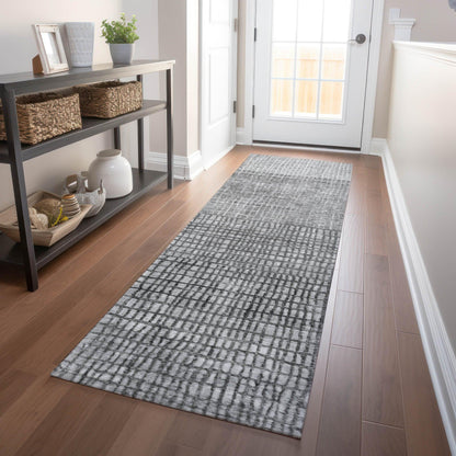 Raeon Gray Washable Indoor-Outdoor Rug