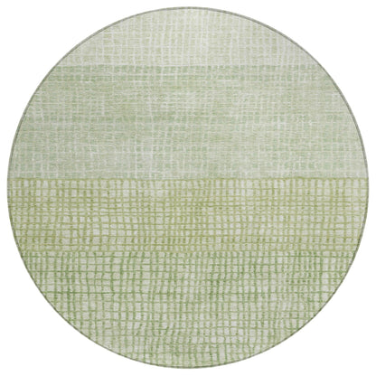 Raeon Green Washable Indoor-Outdoor Rug
