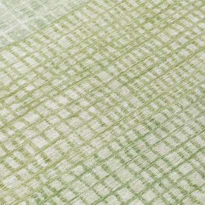 Raeon Green Washable Indoor-Outdoor Rug