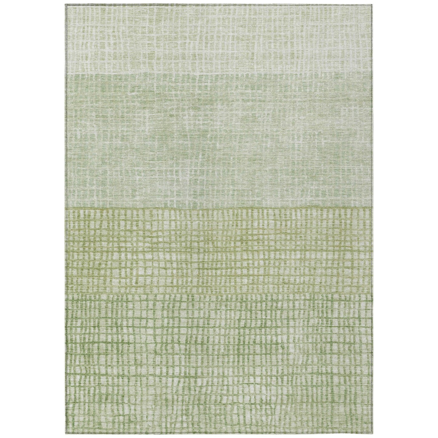 Raeon Green Washable Indoor-Outdoor Rug