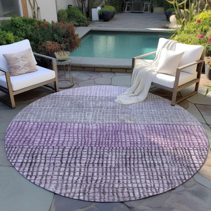 Raeon Plum Washable Indoor-Outdoor Rug