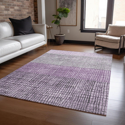 Raeon Plum Washable Indoor-Outdoor Rug