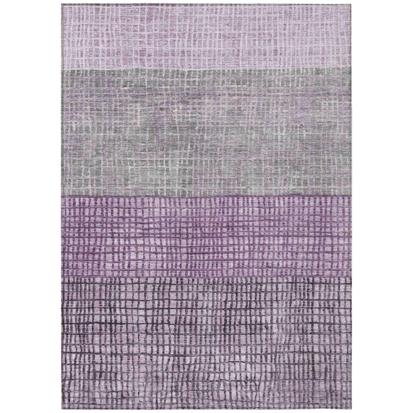 Raeon Plum Washable Indoor-Outdoor Rug
