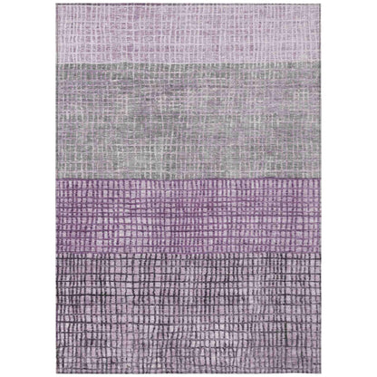 Raeon Plum Washable Indoor-Outdoor Rug