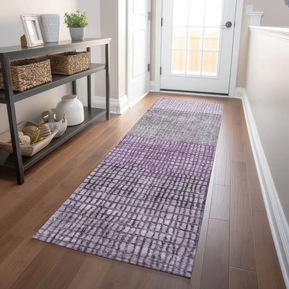 Raeon Plum Washable Indoor-Outdoor Rug