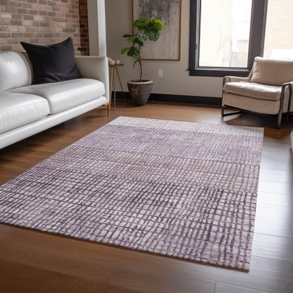 Raeon Purple Washable Indoor-Outdoor Rug