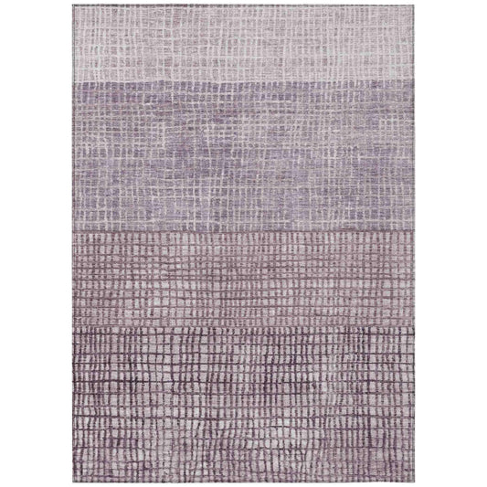 Raeon Purple Washable Indoor-Outdoor Rug