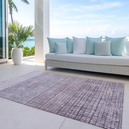 Raeon Purple Washable Indoor-Outdoor Rug